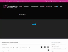 Tablet Screenshot of dondevivir.co